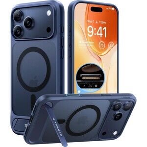 TORRAS Ostand for iPhone 17 Pro Case Magnetic, Fit 17 Pro, Deep Blue